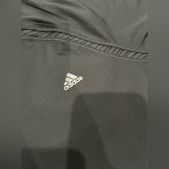 Adidas Black and Brown Striped Long Sleeve Top - Picture 4 of 12